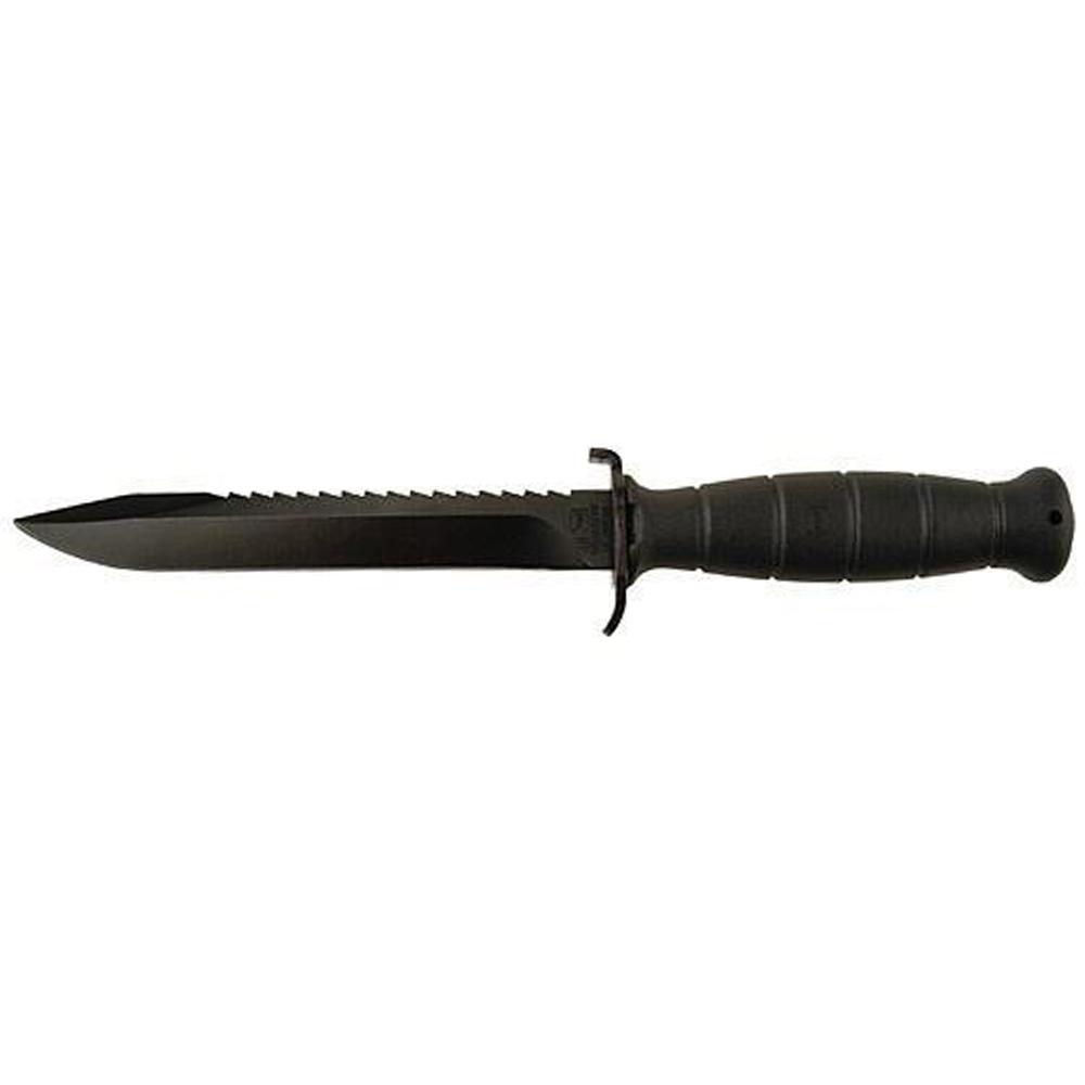 Glock Field Knife/Saw Back 6-1/2" Clip Point Blade Black Pkg'd