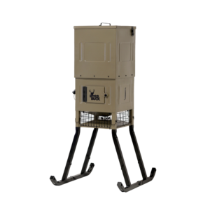 Boss Buck Fill Sled Feeder with Diverter Plate and Solar Panel 300lb