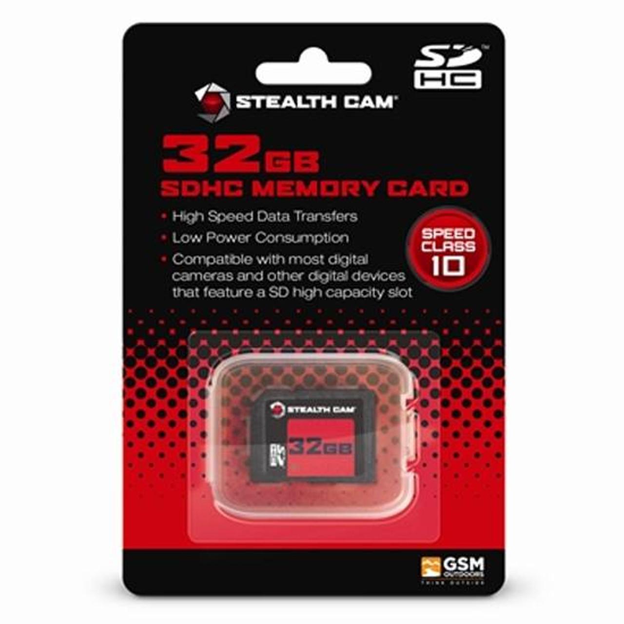 StealthCam 32GB SDHC Card - High-Speed Game Camera Storage