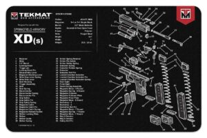 TekMat 11x17 Gun Cleaning Mat- Springfield Armory XD-S