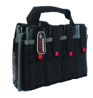G-Outdoors AR Magazine Tote - Holds 8 Magazines, Black