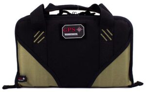 GPS Bags Memory Foam Pistol Case with Lockable Zippers