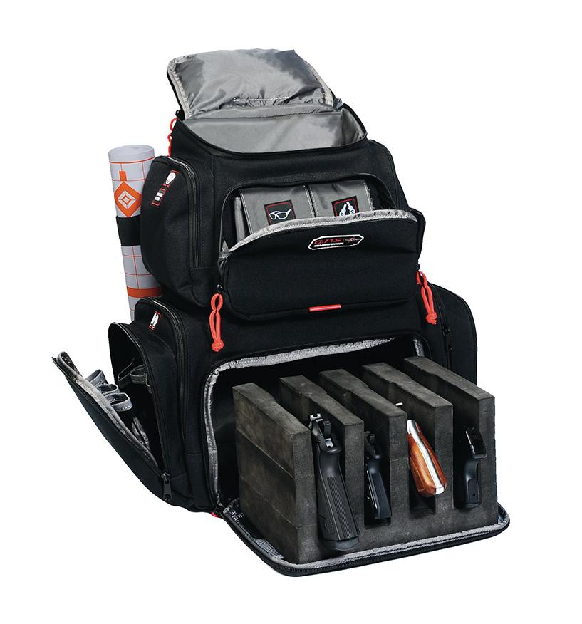 GPS Handgunner Backpack - Holds 4 Handguns, 1000D Nylon