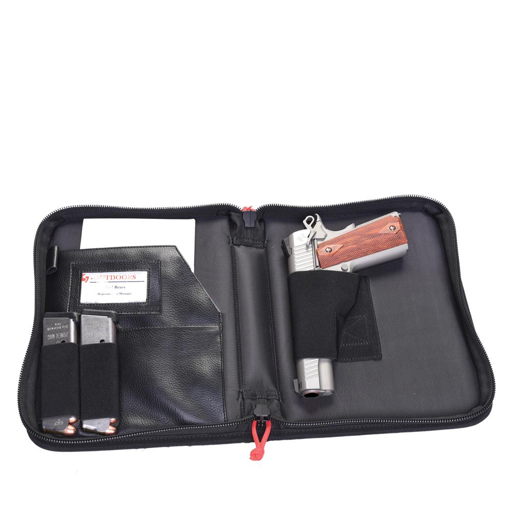 G-Outdoors GPS Small Day Planner Pistol Case - Black
