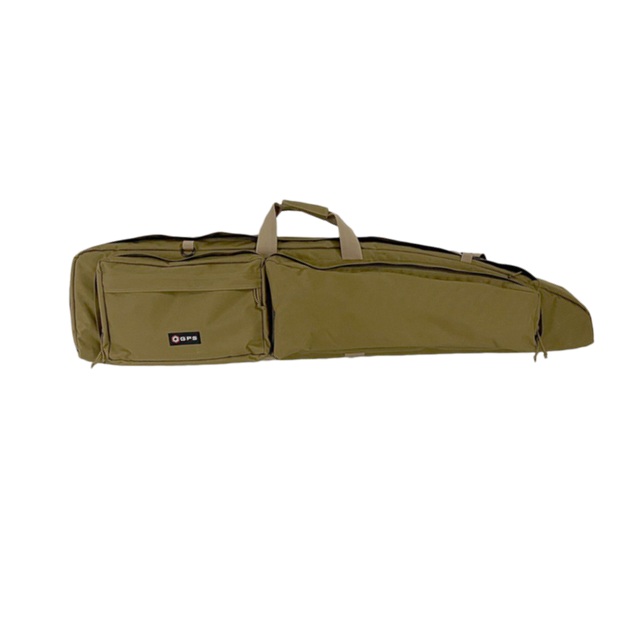 G Outdoors GPSDBRC50TAN 50" Double Rifle Case Tan