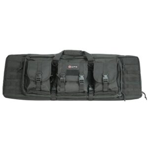 G-Outdoors Double Rifle Case 36" Black - Secure & Durable