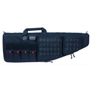 G Outdoors GPS Tactical AR Case 35" Black with Handgun Holder