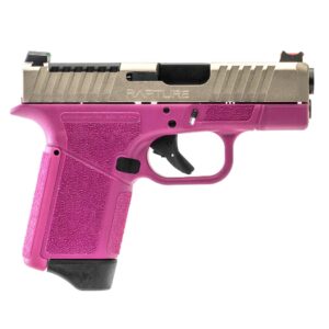 GForce Arms GF9 Rapture Subcompact 9mm Pistol, Pink/Nickel