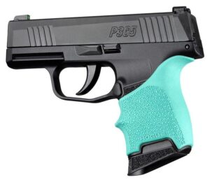Hogue HandAll Beavertail Grip Sleeve for Sig Sauer P365 Aqua