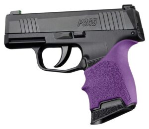 Hogue HandAll Beavertail Grip Sleeve for Sig Sauer P365 - Purple