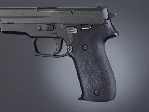 Hogue Sig P226 Grip Panels Black Rubber