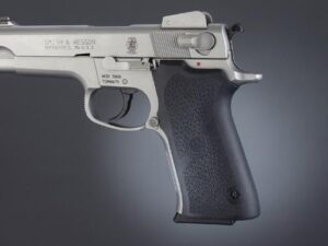 Hogue 40010 Black Rubber Grip Panels for S&W 5906/4006
