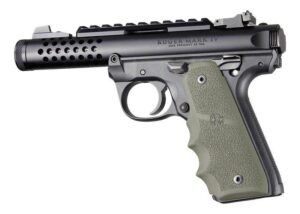 Hogue Ruger 22/45 MKIV Rubber Grip OD Green