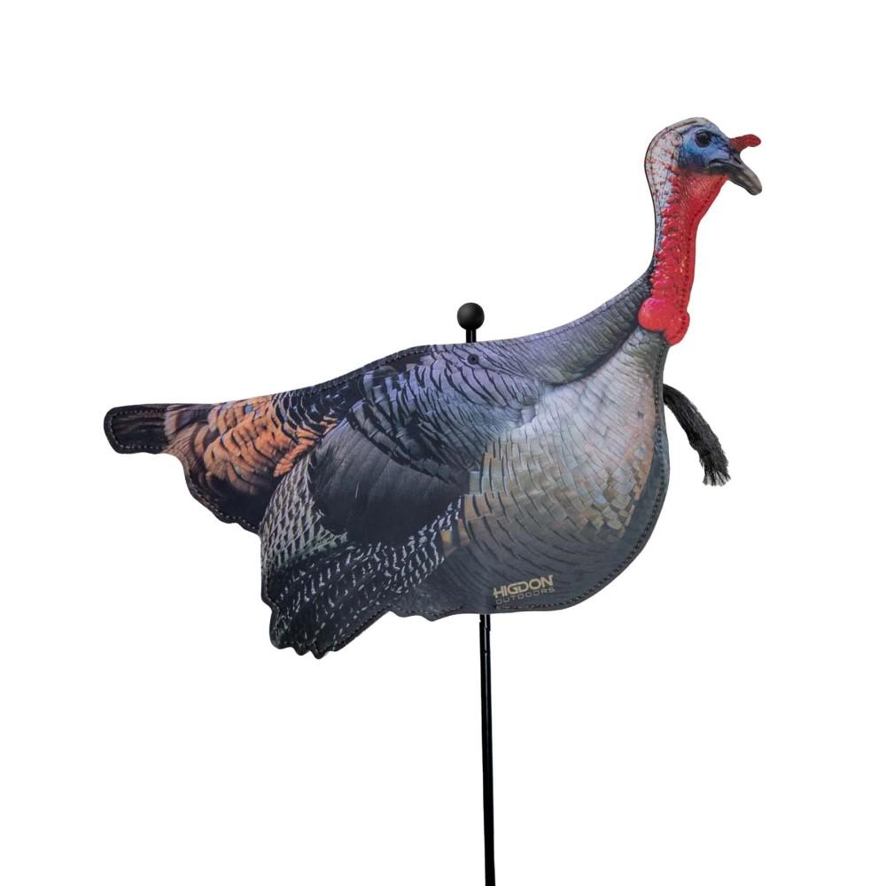 Higdon Flex Turkey Decoy - Upright Tom Silhouette