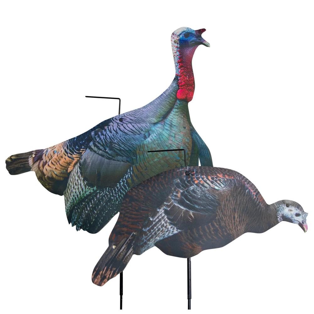 Higdon Flex Turkey Decoy Combo - Ultra-Realistic Silhouettes