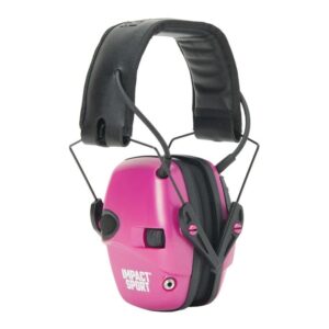 Howard Leight Impact Sport Youth Pink Electronic Ear Muffs