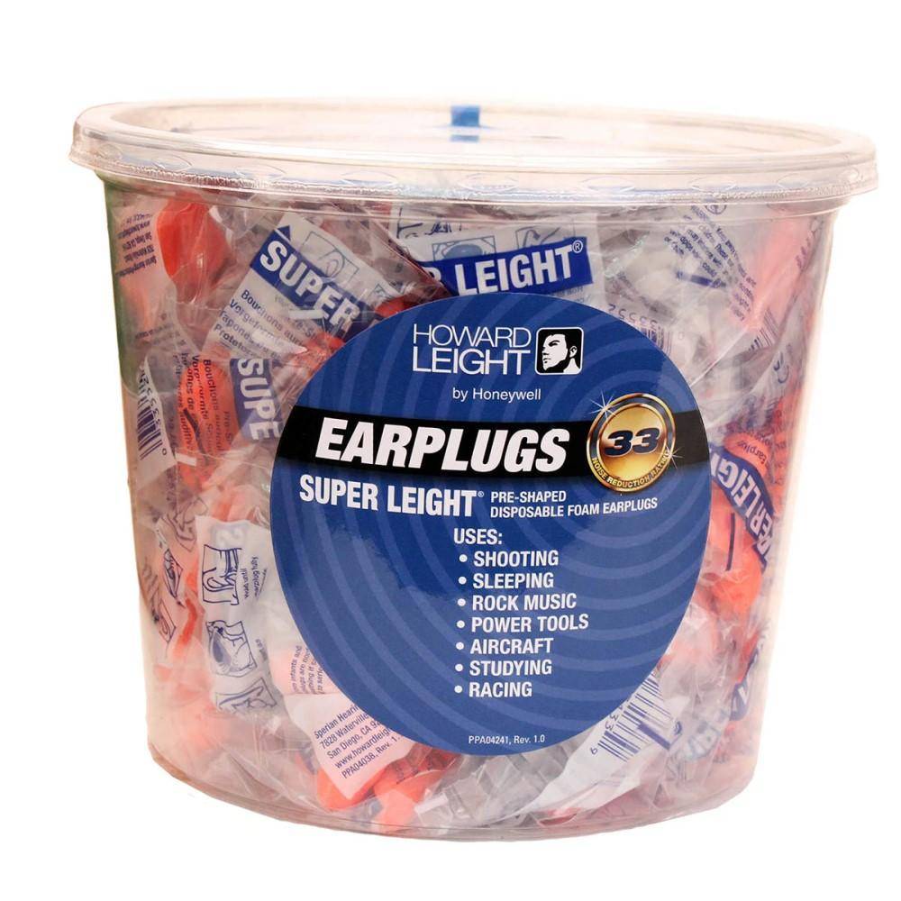 Howard Leight Super Leight Ear Plugs 33dB - 100 Pairs