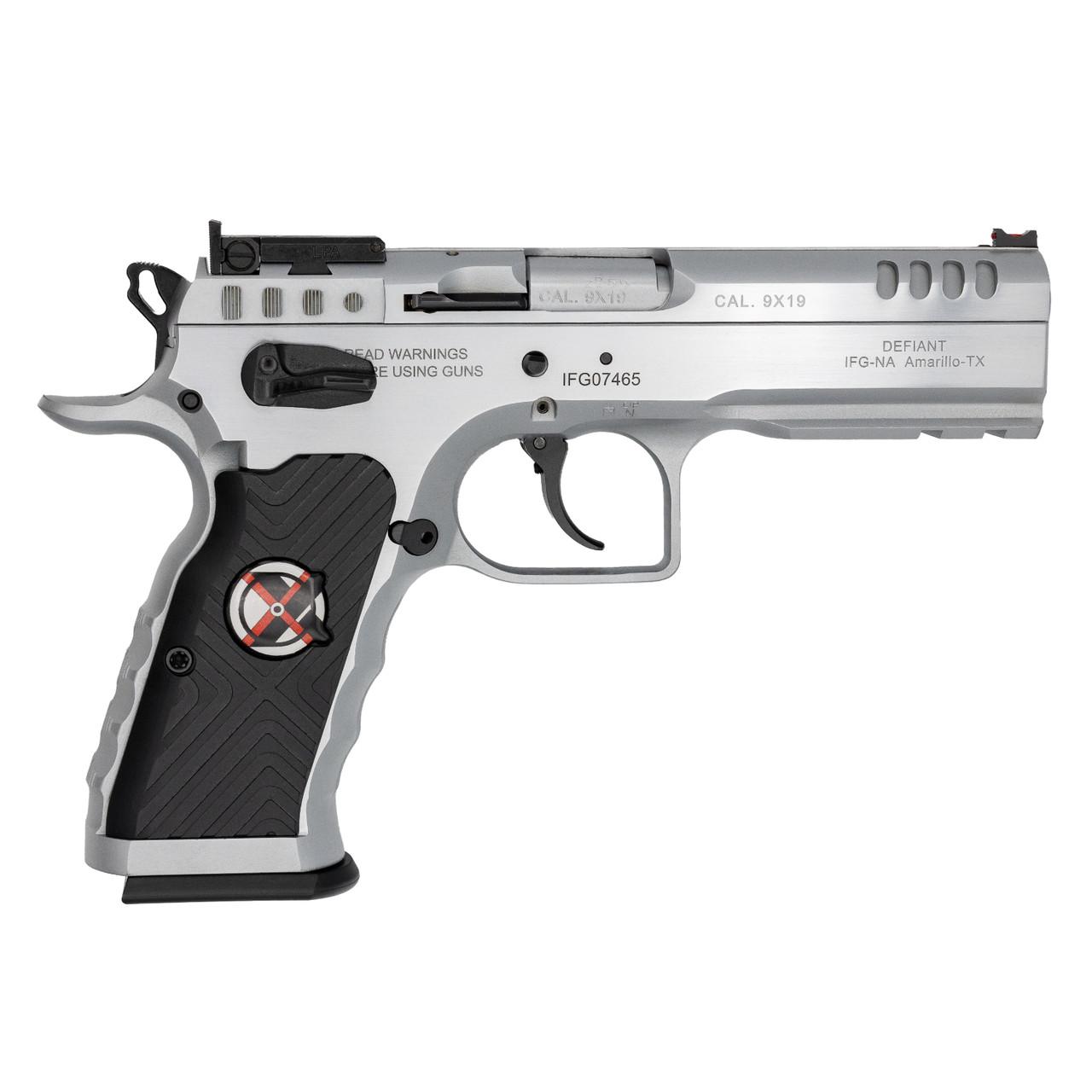 IFG Tanfoglio Stock Xtreme 9mm Chrome Pistol