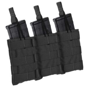 TacShield Triple Speed Load Rifle Molle Pouch - Black