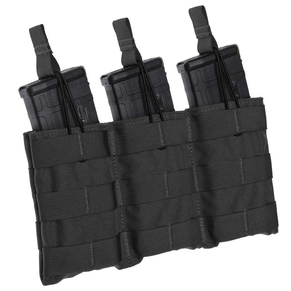 TacShield Triple Speed Load Rifle Molle Pouch - Black