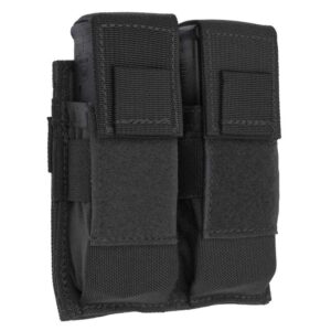 Tacshield Universal Double Pistol Mag Pouch - Black