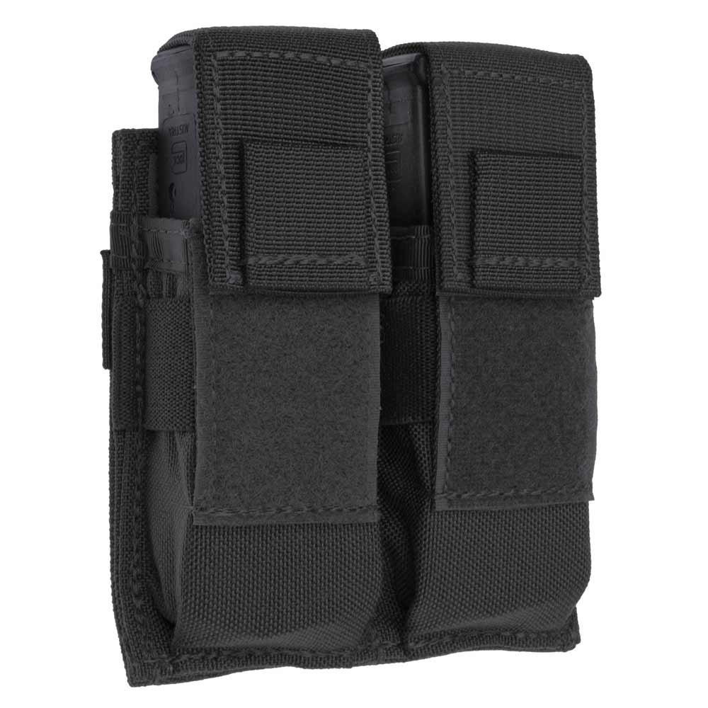 Tacshield Universal Double Pistol Mag Pouch - Black