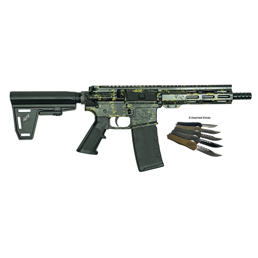 GLFA AR15 Pistol .223 Wylde with Knife Bundle