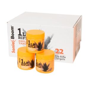 Sonic Boom 1 lb Rifle Exploding Targets - 22 Pack