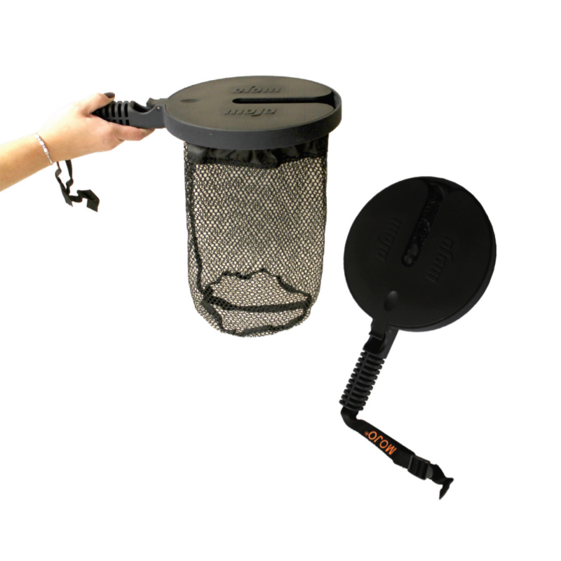 Mojo Hull Sacker Shell Bag Black - Efficient Shell Collection