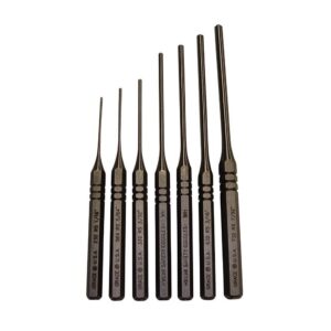 Grace USA Steel Roll Spring Punch Set - 7 Piece