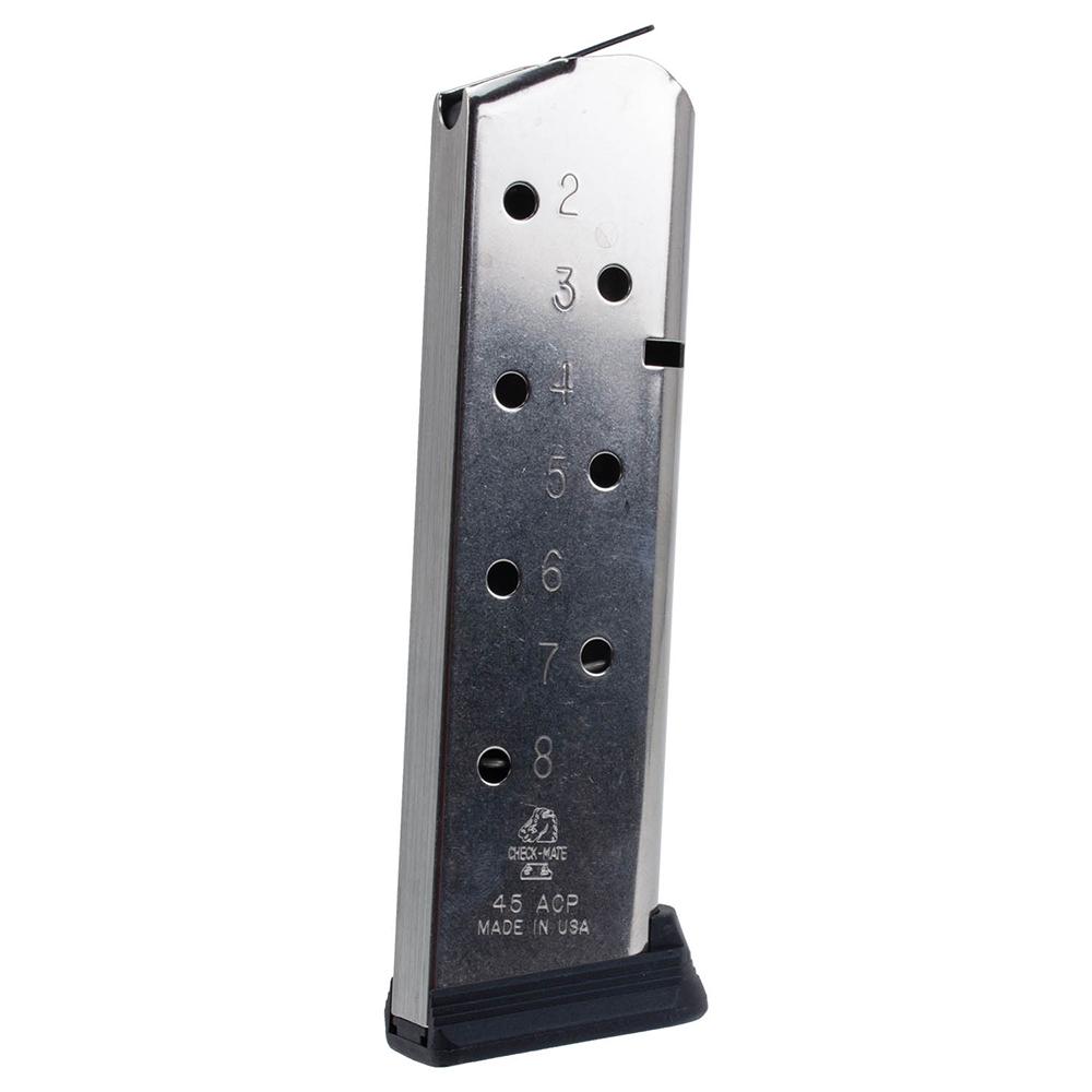 Check-Mate 1911 .45 ACP 8 Round Stainless Magazine