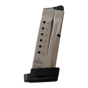 Check-Mate S&W SHIELD 9mm Magazine Stainless Steel 8rd