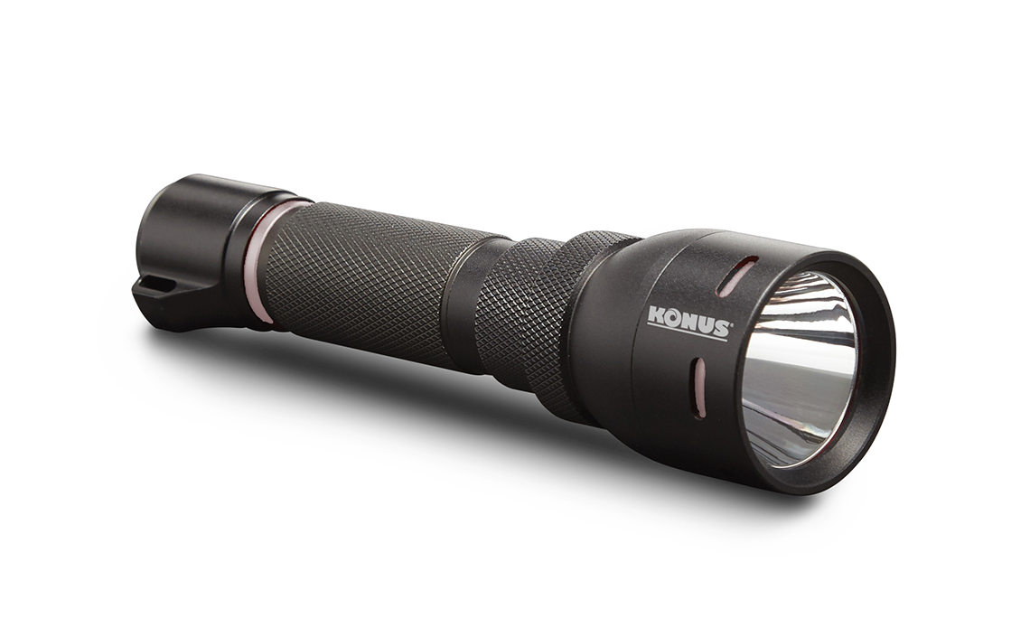 Konus 1000 Lumens Rechargeable Tactical Flashlight