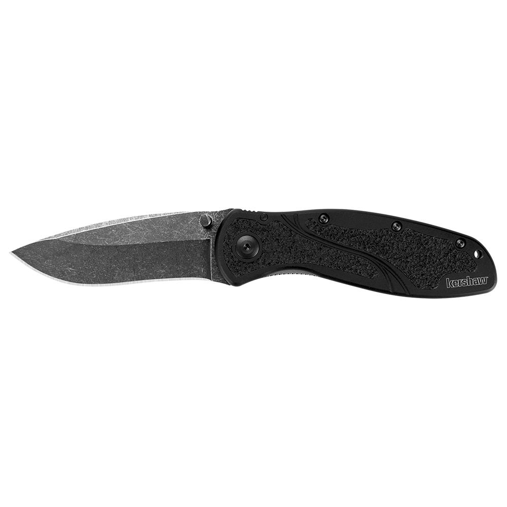 Kershaw Blur BlackWash Folding Knife - 3.4" Blade