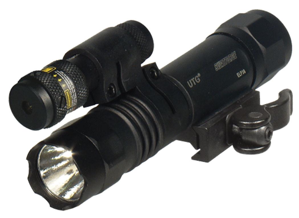 Leapers LED Tactical Red Laser Flashlight Combo 150 Lumens