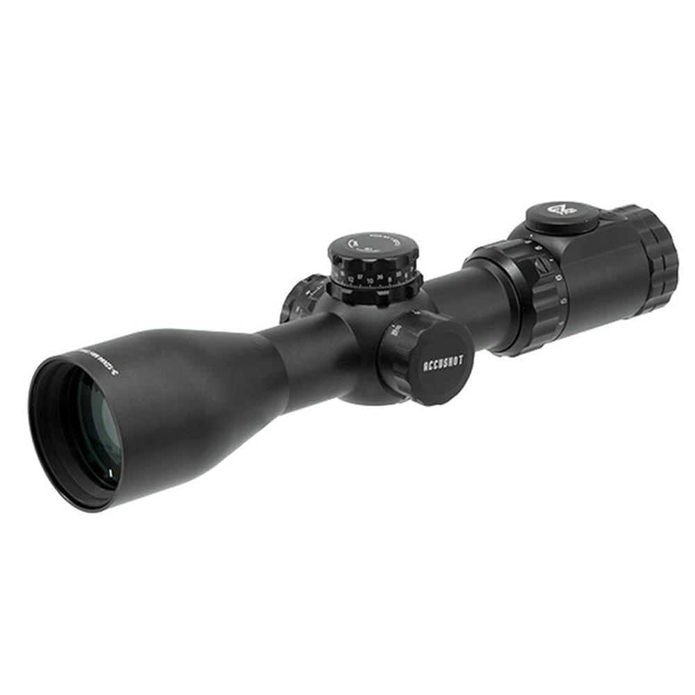 UTG OP3 3-12X44 Compact Rifle Scope with AO IE Glass