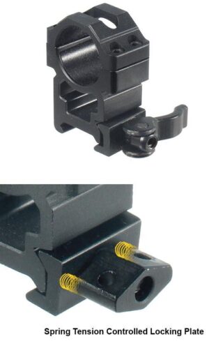 Leapers UTG Max Strength Picatinny Rings 1" High