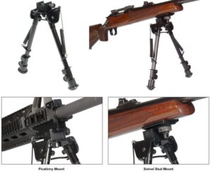 Leapers Tactical Op Sniper Bipod 8-12.5" - Black