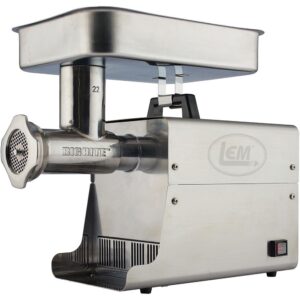 LEM Big Bite #22 Stainless Steel Electric Meat Grinder