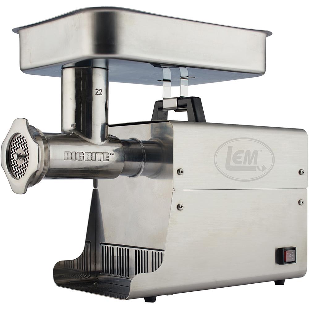 LEM Big Bite #22 Stainless Steel Electric Meat Grinder
