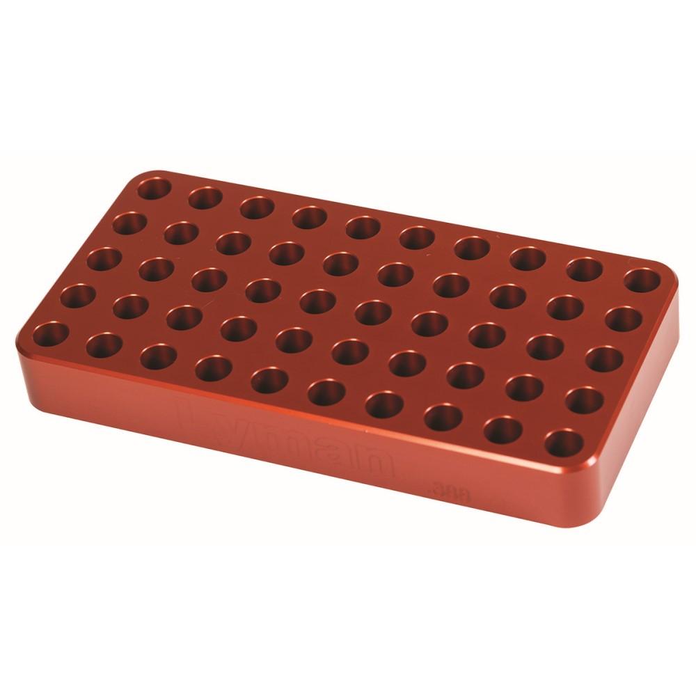 Lyman Deluxe Aluminum Loading Block for Small Rifle Cartridges