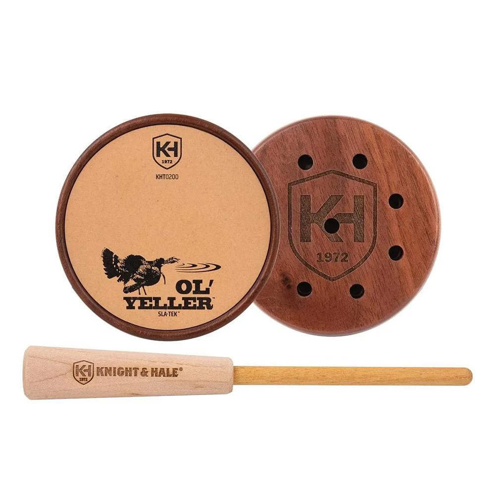 Knight and Hale Ol' Yeller Turkey Pot Call Walnut