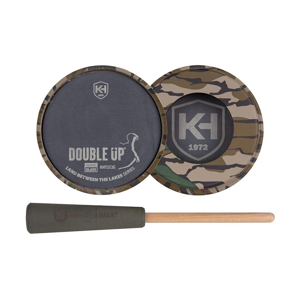 Knight & Hale Double Up Turkey Call - Slate/Glass Pot