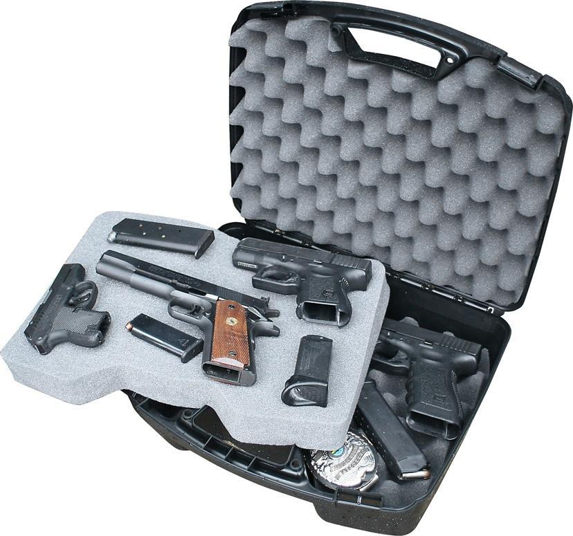 MTM Case-Gard 81140 Handgun Case - Holds 4 Pistols