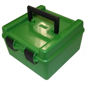 MTM Deluxe Ammo Box R10010 - 100rd Green Rifle Storage