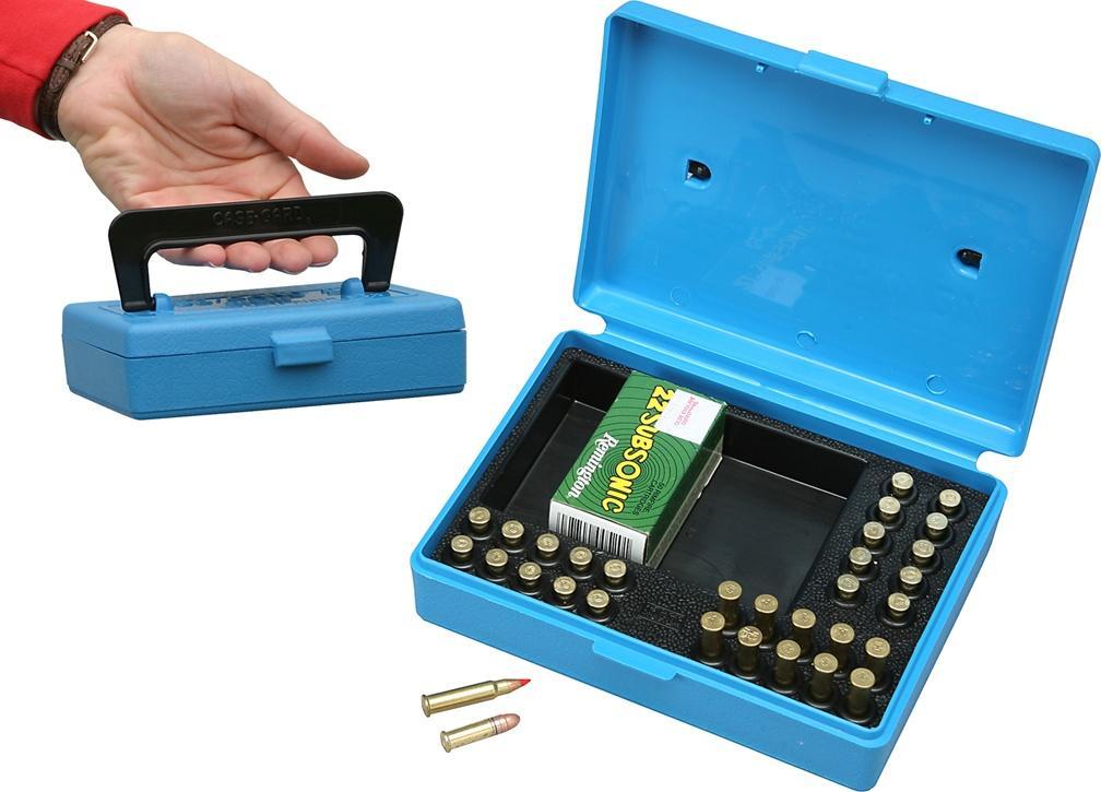MTM Rimfire 130 Rounds Ammo Box Blue