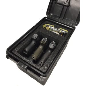 MTM Tactical Pistol Case for 3 Handguns - Dark Earth