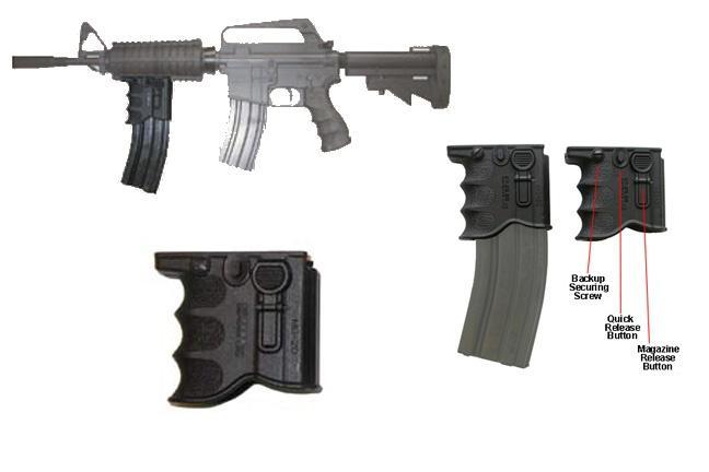Fab Defense AR-15 Quick Release Front Grip Adapter