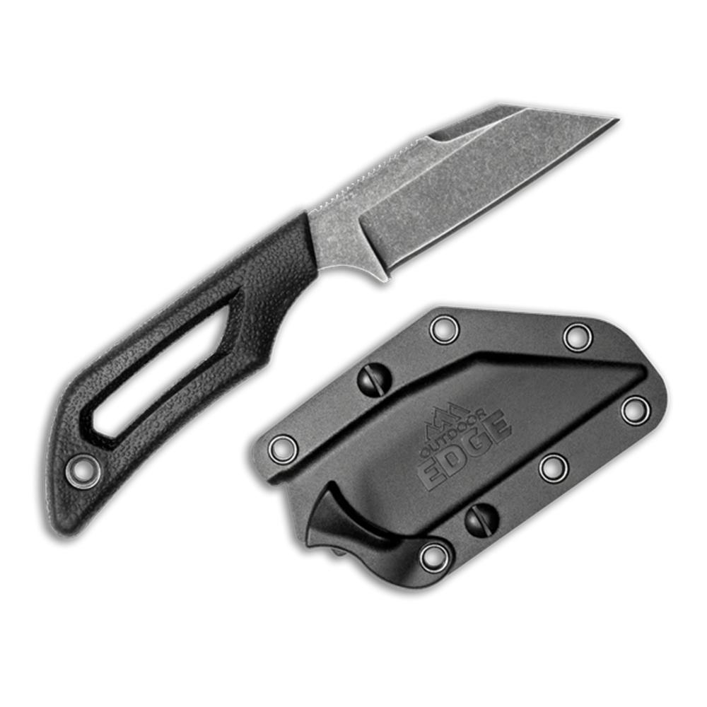 Outdoor Edge Pivot 2.6" Fixed Blade Knife with Sheath