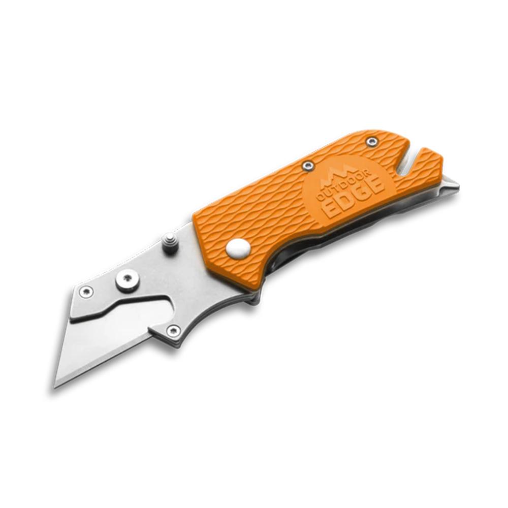 Outdoor Edge UtiliPro Folding Utility Knife - Orange